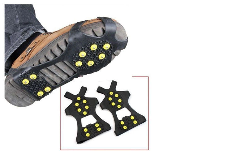 Crampon Shoe Covers for Outdoor Activities – Ice & Snow Traction, Flexible and Durable